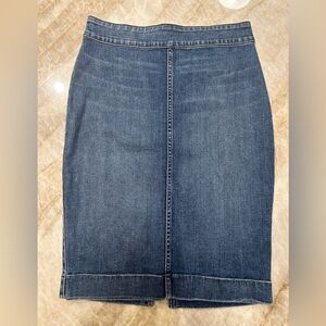 Wilfred Free Denim Pencil Skirt Size 8 | Medium Wash Jean Skirt